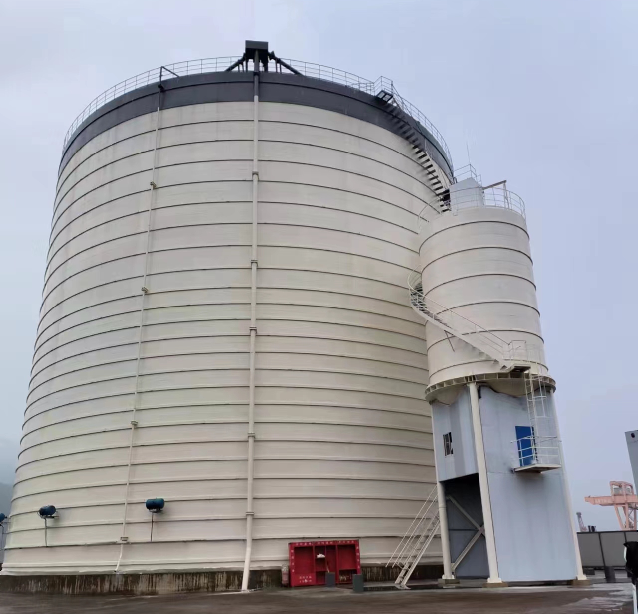 泌阳10万吨水泥钢板库